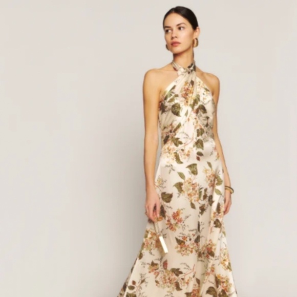 Veria Silk Dress - Picture 1 of 7